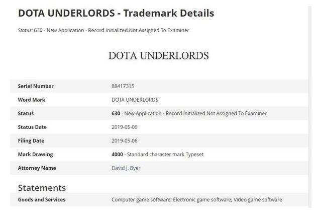 V社注冊“DOTA”新商標 網(wǎng)友猜測將在TI9公布新作