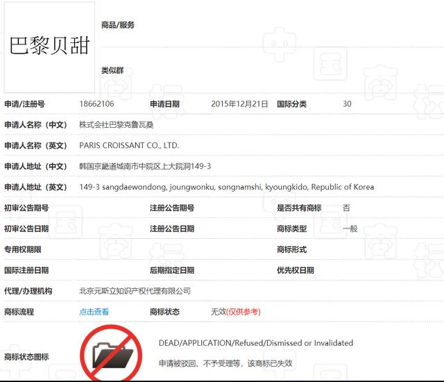 韓國企業(yè)“巴黎系”商標不允注冊，英文商標或?qū)o效，須考慮法律