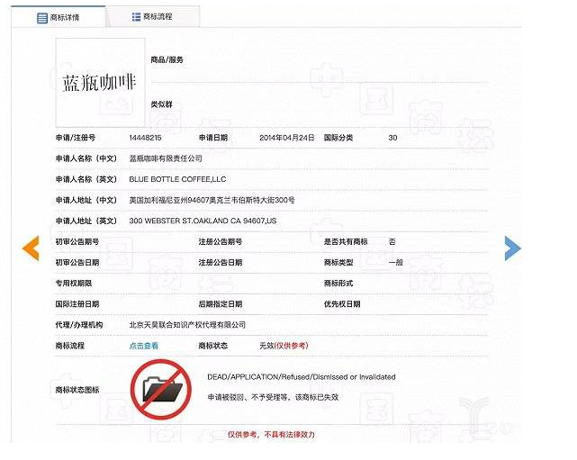 藍瓶咖啡在華告對手山寨，進軍內(nèi)地將繞不開商標(biāo)戰(zhàn)?