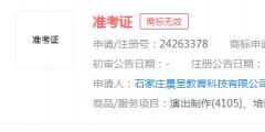 “準(zhǔn)考證”商標(biāo)申請(qǐng)無效，分類涉及教育娛樂